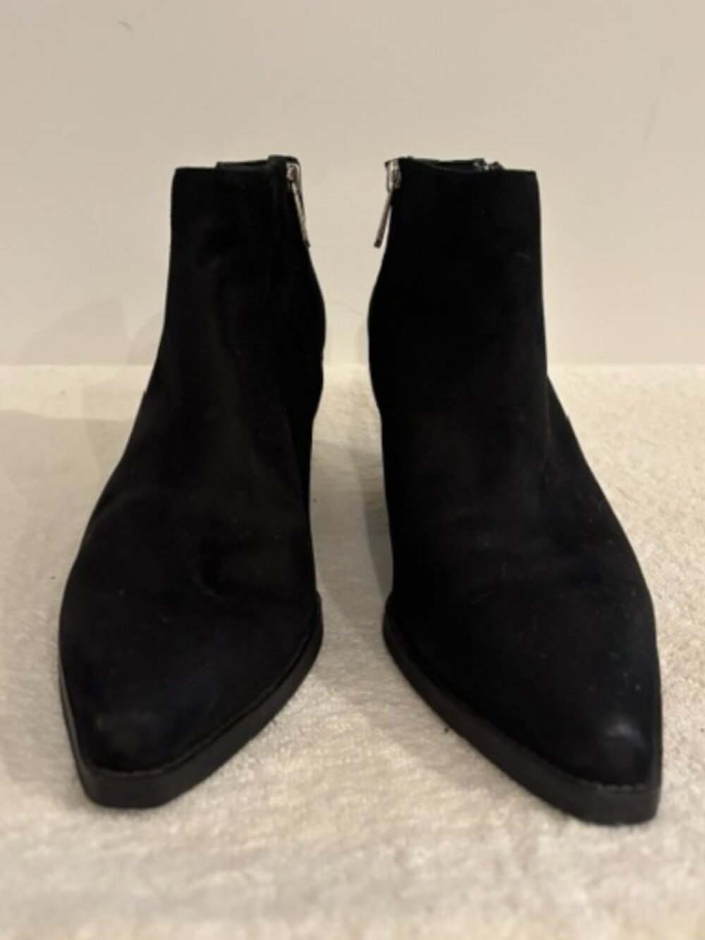 NWOT - Sam Edelman Black Suede Bootie - 7.5